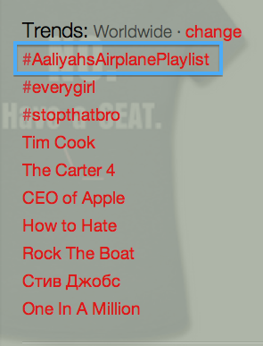 Terrible trending topic Terrible trending topic
