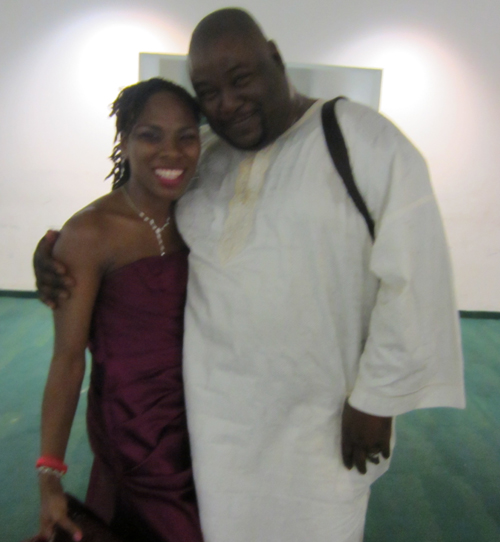 Luvvie and Segun Gele Luvvie and Segun Gele