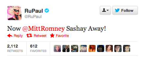 RuPaul Mitt Romney Sashay Away RuPaul Mitt Romney Sashay Away