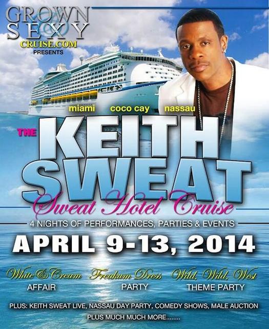 Who's Coming With Me to Keith Sweat's Cruise? NOBODDDYYY Awesomely Luvvie