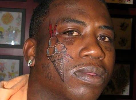 Gucci Mane Face Tattoo