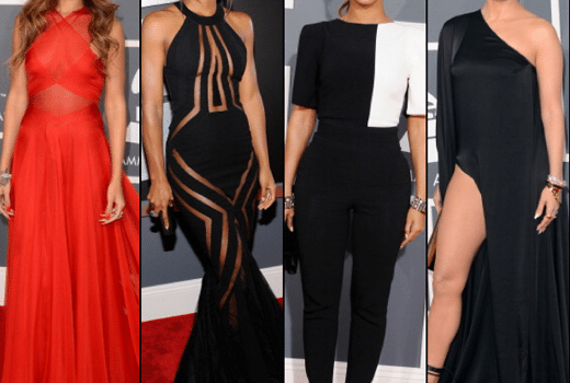 Rihanna Kelly Beyonce JLo Grammys