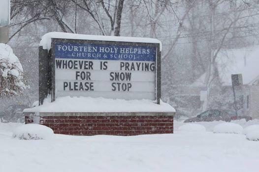 Prayer against snow