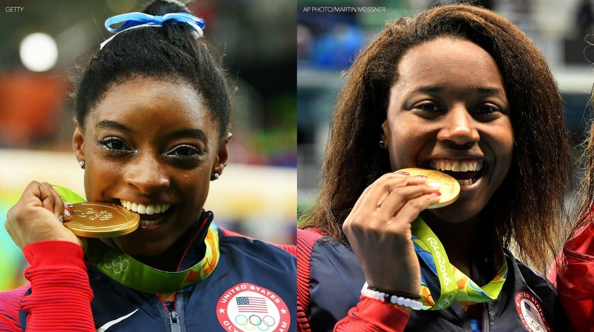 The Simones Sprinkled Black Girl Gold Dust at the Olympics | Awesomely ...