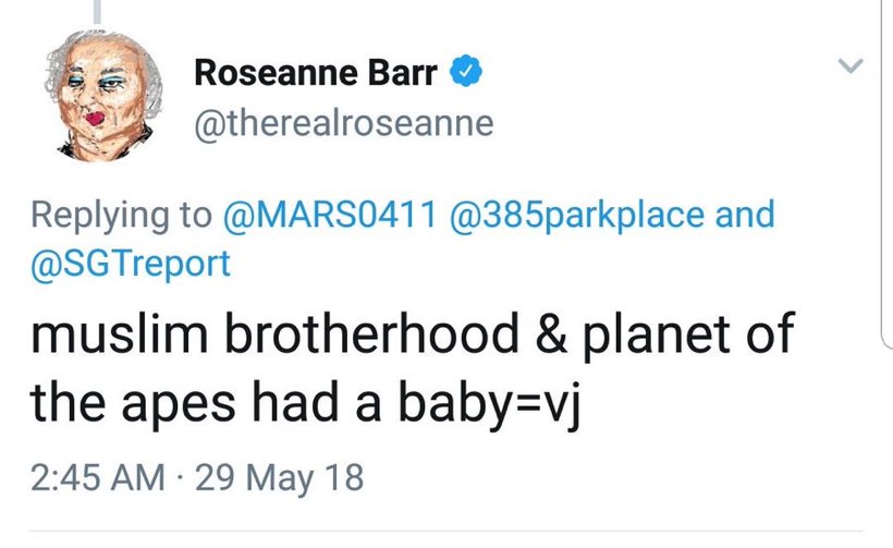 Roseanne Barr's Apology for Racist Tweet - wide 6