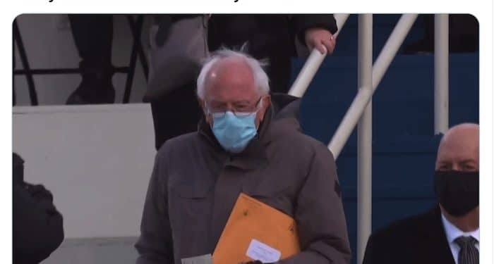 Bernie Inauguration Meme
