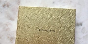 Gold notebook featured