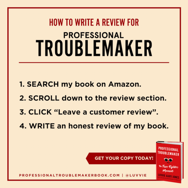 write a review Professional Troublemaker