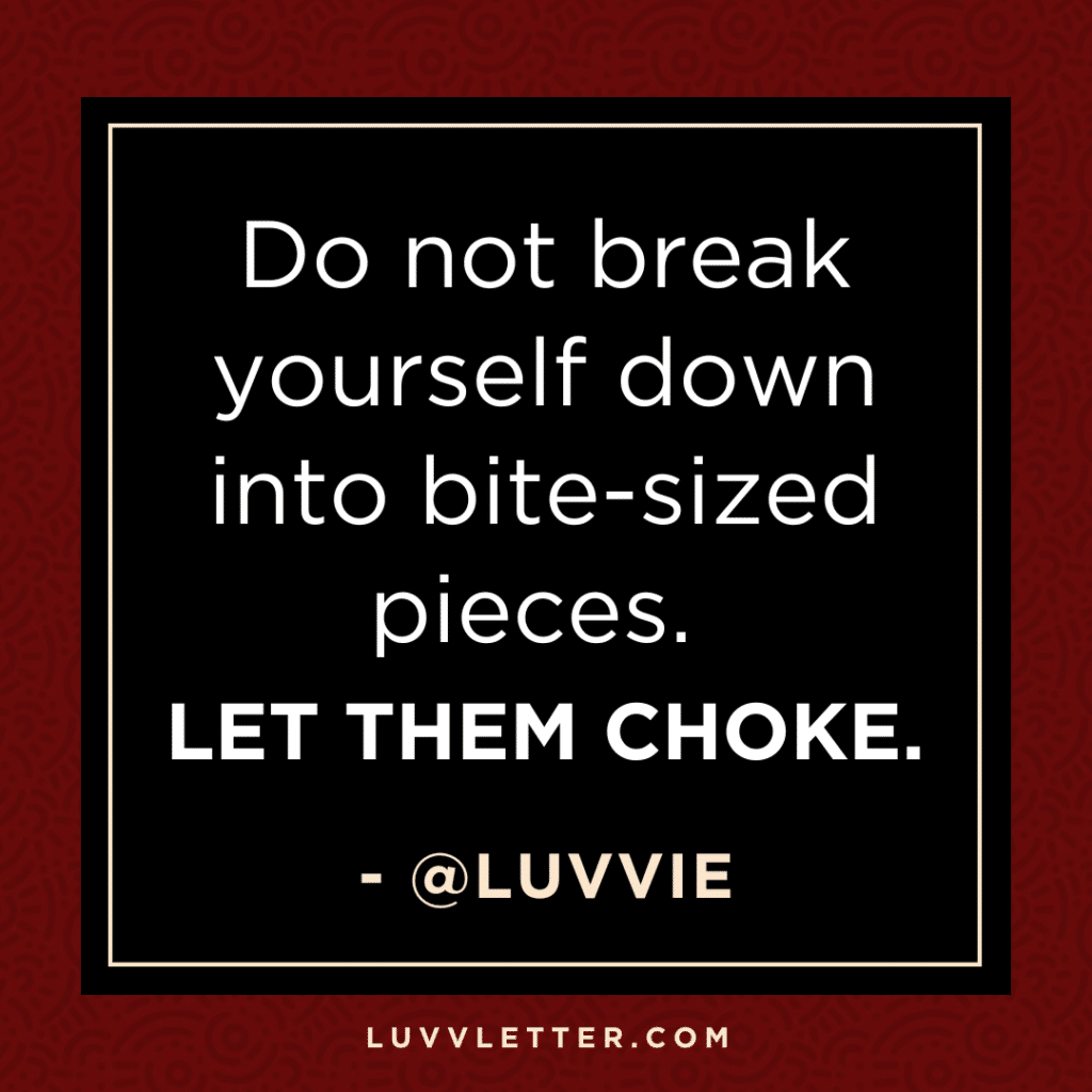 Let them choke