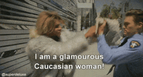 Glamorous Caucasian Woman