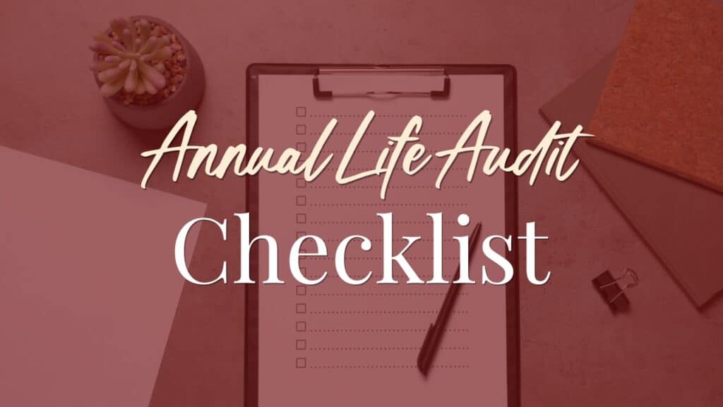 Annual Audit Declutter Checklist