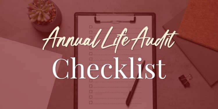 Annual Audit Declutter Checklist