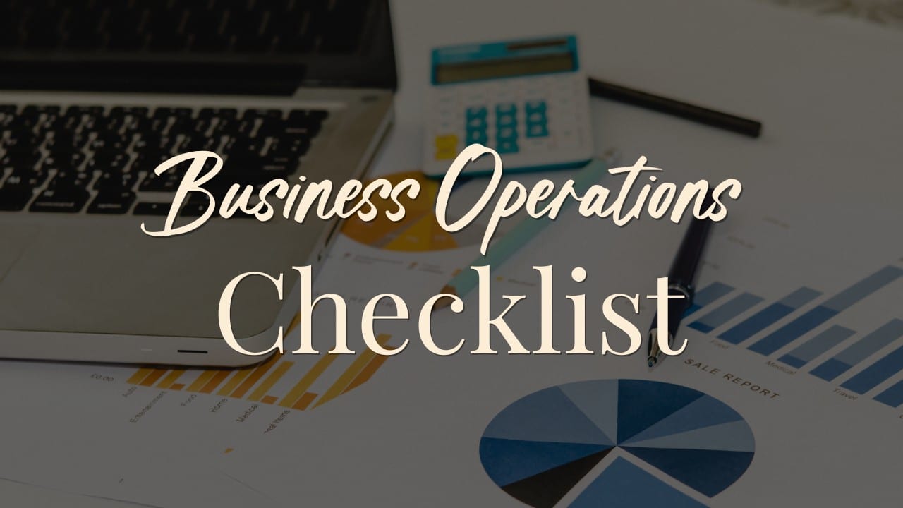 Business Operations Checklist