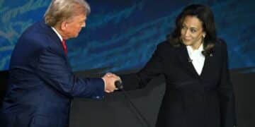 Kamala Harris and Donald Trump