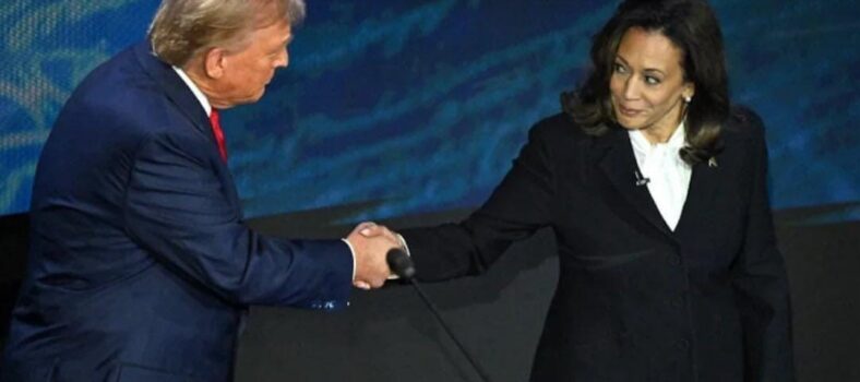 Kamala Harris and Donald Trump