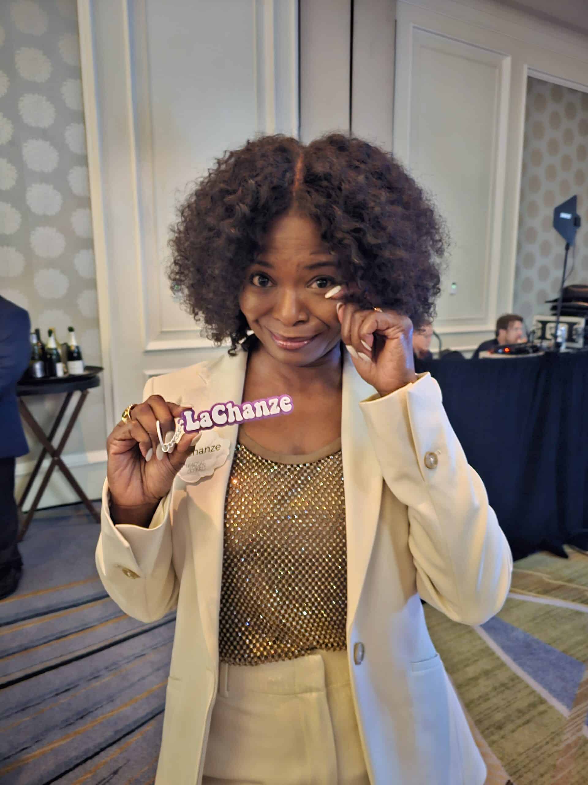 LaChanze w Name Keychain - LT2