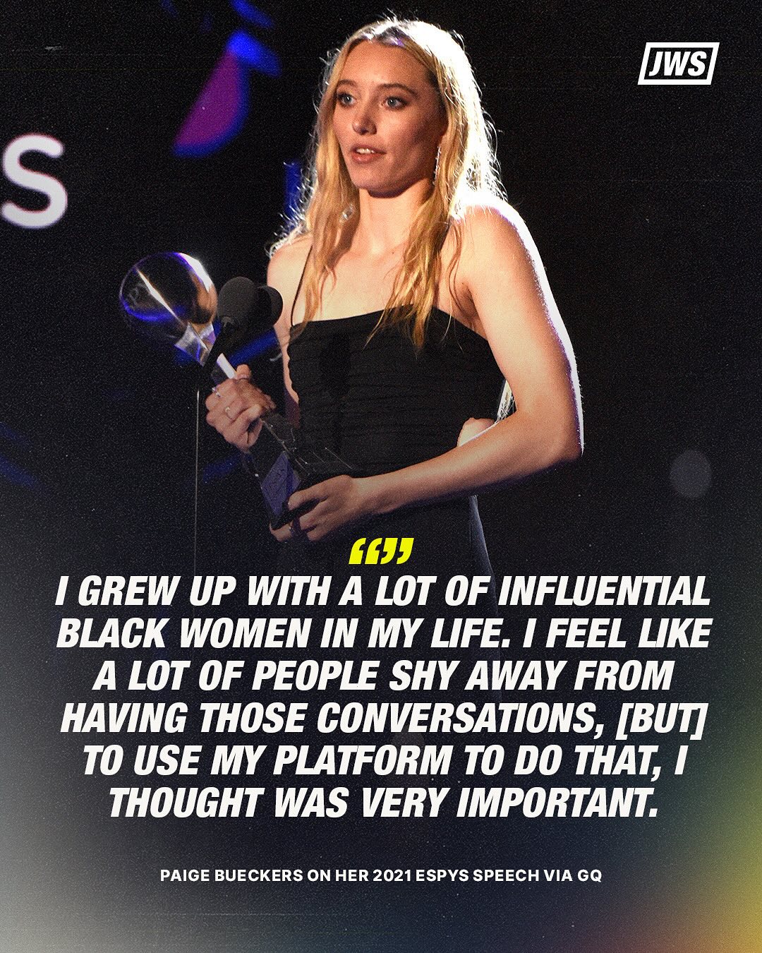 Paige Bueckers 2021 Espy Speech - 1
